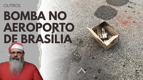 BOMBA estranha é JOGADA de CAMINHÃO TANQUE próximo ao AEROPORTO de BRASÍLIA em dia SEM POLÍTICO