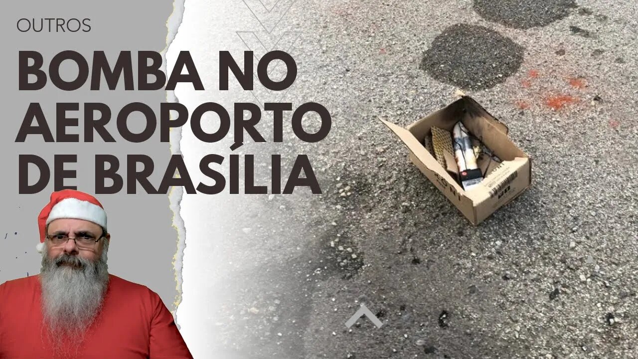 BOMBA estranha é JOGADA de CAMINHÃO TANQUE próximo ao AEROPORTO de BRASÍLIA em dia SEM POLÍTICO