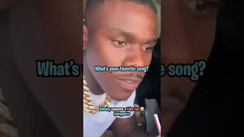 DaBaby Exposes a Fake Fan 😂 #shorts