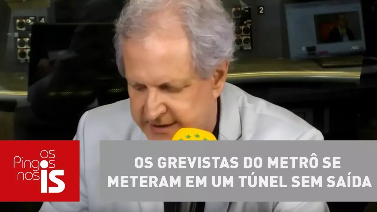 Augusto Nunes: Os grevistas do Metrô se meteram em um túnel sem saída