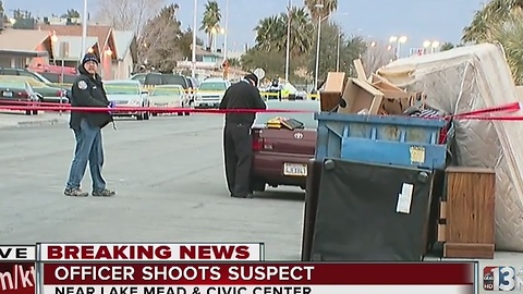 Officer-involved shooting near Lake Mead, Civic Center