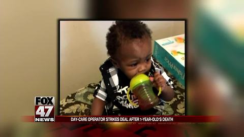 Day-care operator strikes deal after 1-year-old's death