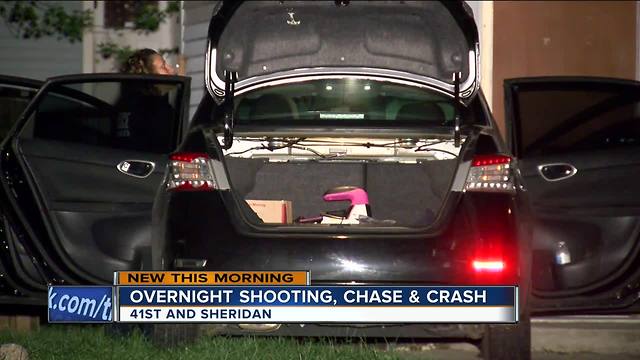 Milwaukee Police: 3 arrested after overnight shooting, chase, crash