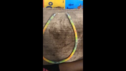 My very first peyote stitch necklace I ever made
