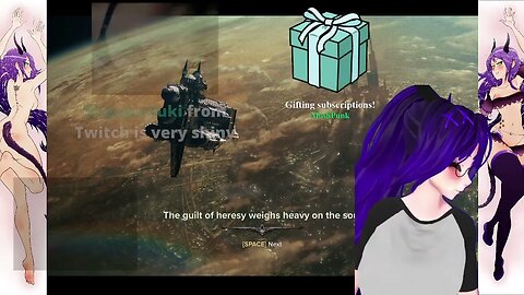Darktide with my pet Vtuber