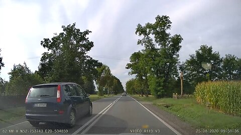 Wyprzedzanie na skrzyżowaniu