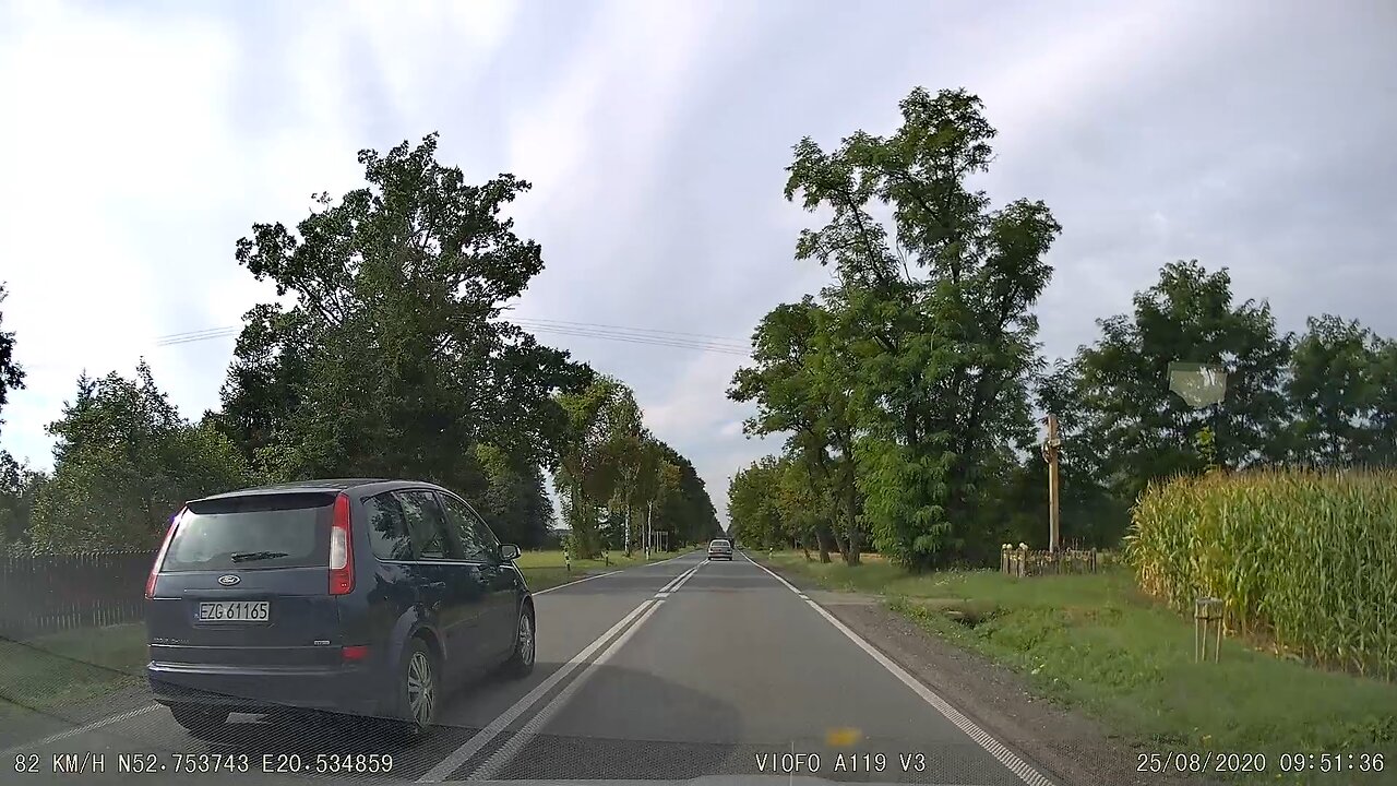 Wyprzedzanie na skrzyżowaniu
