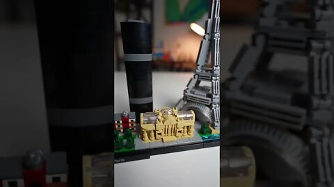 LEGO Designed This Incredible Paris Skyline!! #lego #paris #architecture #shorts