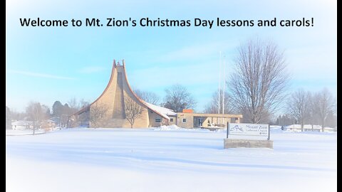 Mt. Zion Lutheran Church (WELS) Ripon, WI 12-25-21