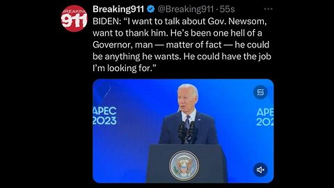 NO 2024 ELection?!!? Biden ENDORSES Newsome.. THE COMING PAUSE 11-17-23 David Nino Rodriguez