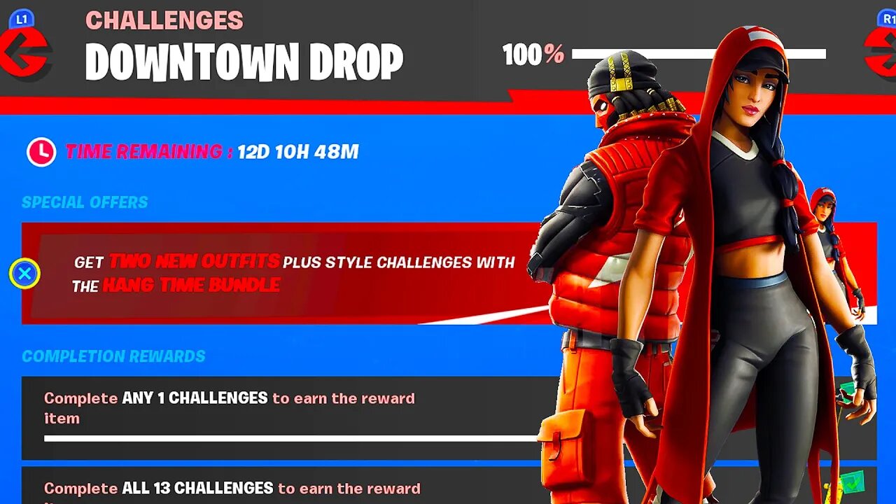 How To Complete All New "DOWNTOWN DROP" Challenges In Fortnite! (Free Rewards!)