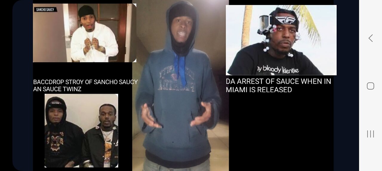 BACCDROPP STORY ON SANCHO SAUCY SAUCE TWINZ VIDEO RELEASED OF SAUCE WALKA ARRESTE 💪🏾🔵