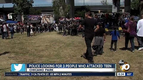 Police looking for three people who attacked teen