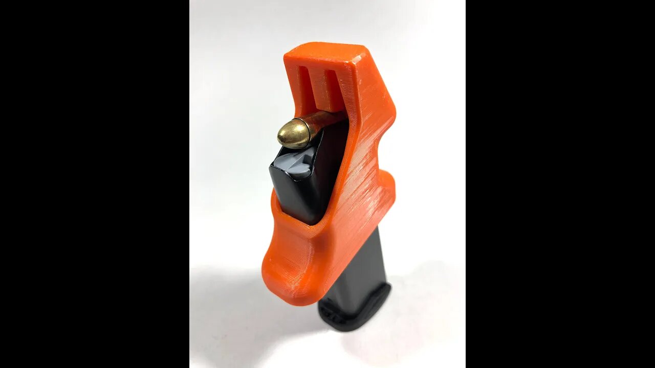 IWI MASADA Slim 9mm Mag Speedloader - 13 round 9mm mag loading - 2nd method