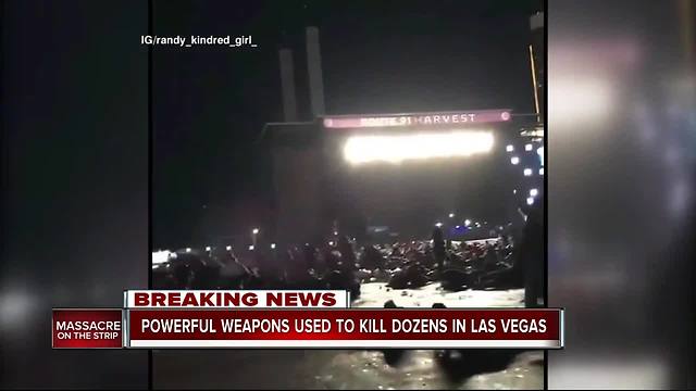 Powerful weapons used to kill more than 50 in Las Vegas