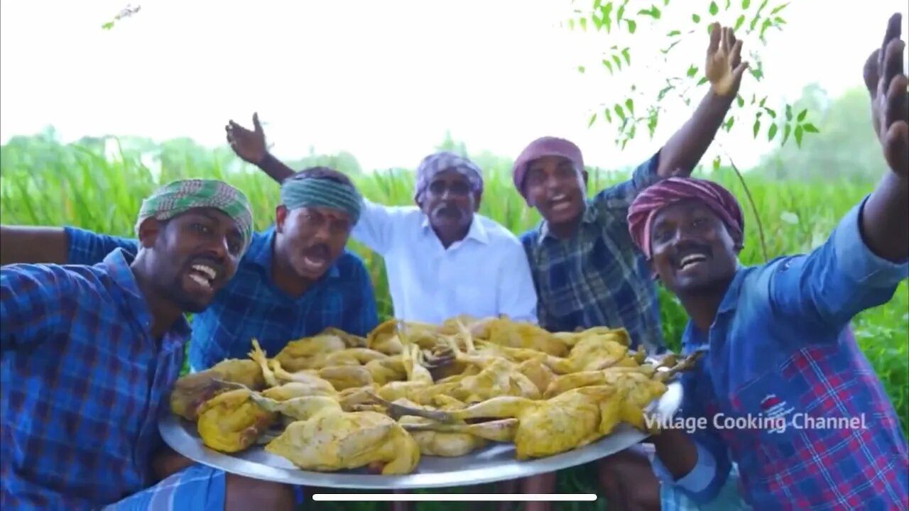 Full Chicken Fry | Country Fried Chicken Recipe | Village Cooking Channel