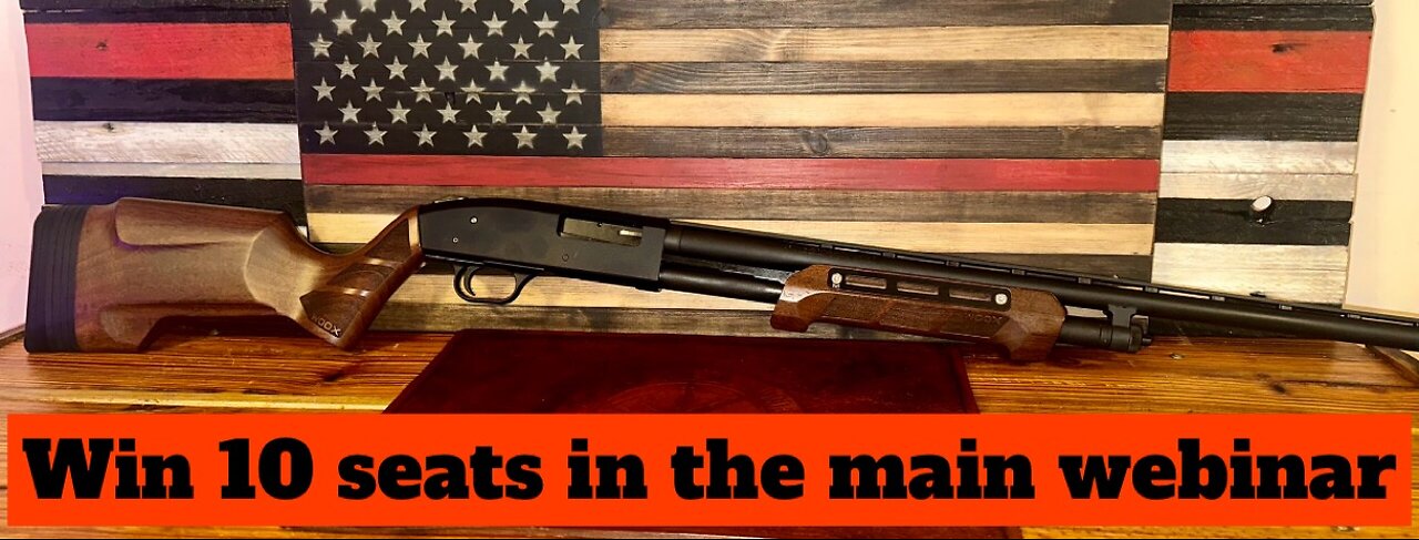 MOSSBERG 500 FIELD 20 GA MINI #1 FOR 10 SEATS IN THE MAIN WEBINAR