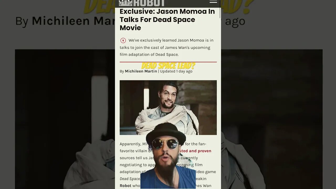 Jason Momoa In Talks To Star In Dead Space Film Adaptation *RUMOR* #shorts