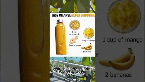 Looking For An Easy Detox Smoothie Recipe? This One Is Quick, Healthy And Delicious #short
