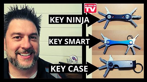 🔑 🥷 RIDGE Key Case, KEY NINJA, and Key Smart compared. Minimalist Key Organizers [411] 🔑 🥷
