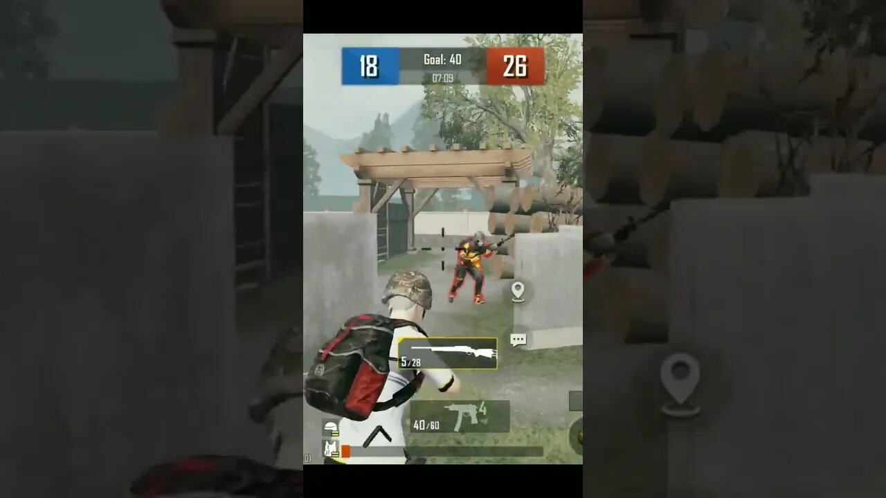 1 vs 1 in pubg mobile #pubgmobile #gaming #trending #shorts