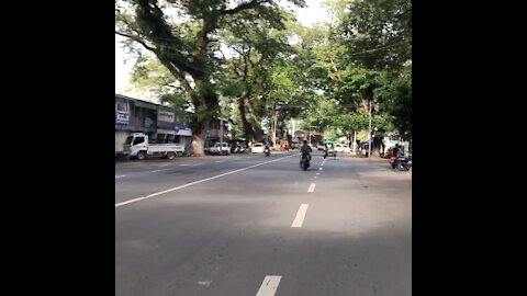 Travelling on the road through Kalaymyo