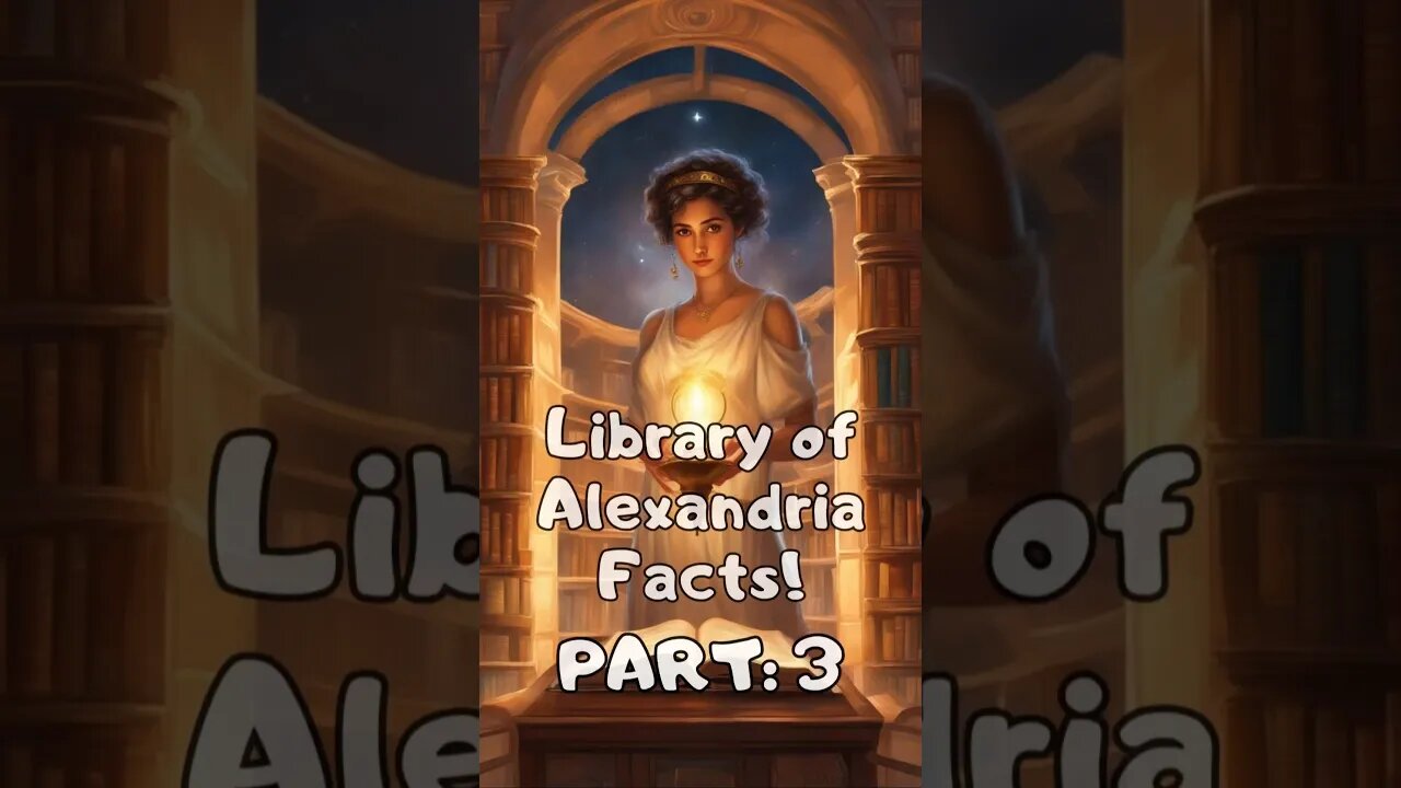 Library of Alexandria: Unveiled Facts Pt.3 📚✨