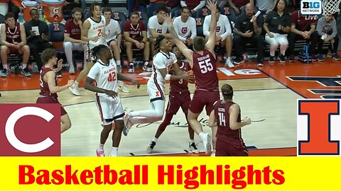 Colgate vs #16 Illinois Basketball Game Highlights 12 17 2023