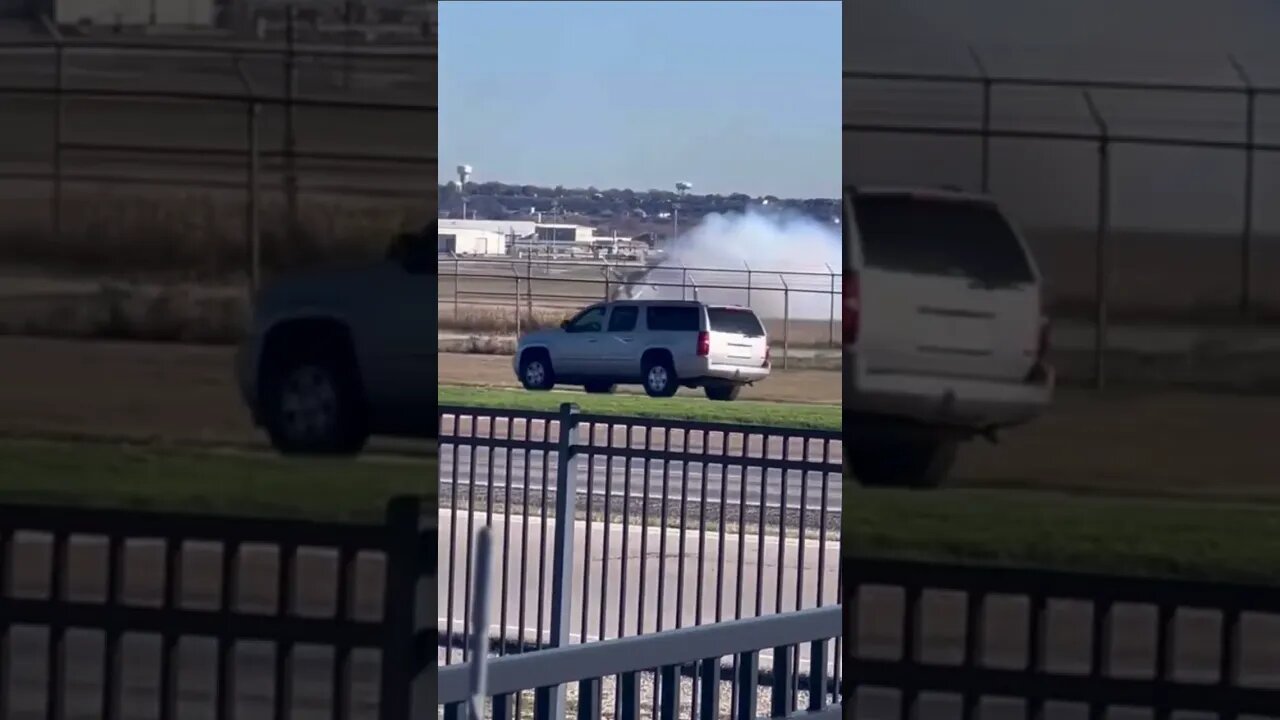 Fighter jet crashes and pilot ejects!#shorts #crazyvideo #fighterjet #dfw #eject