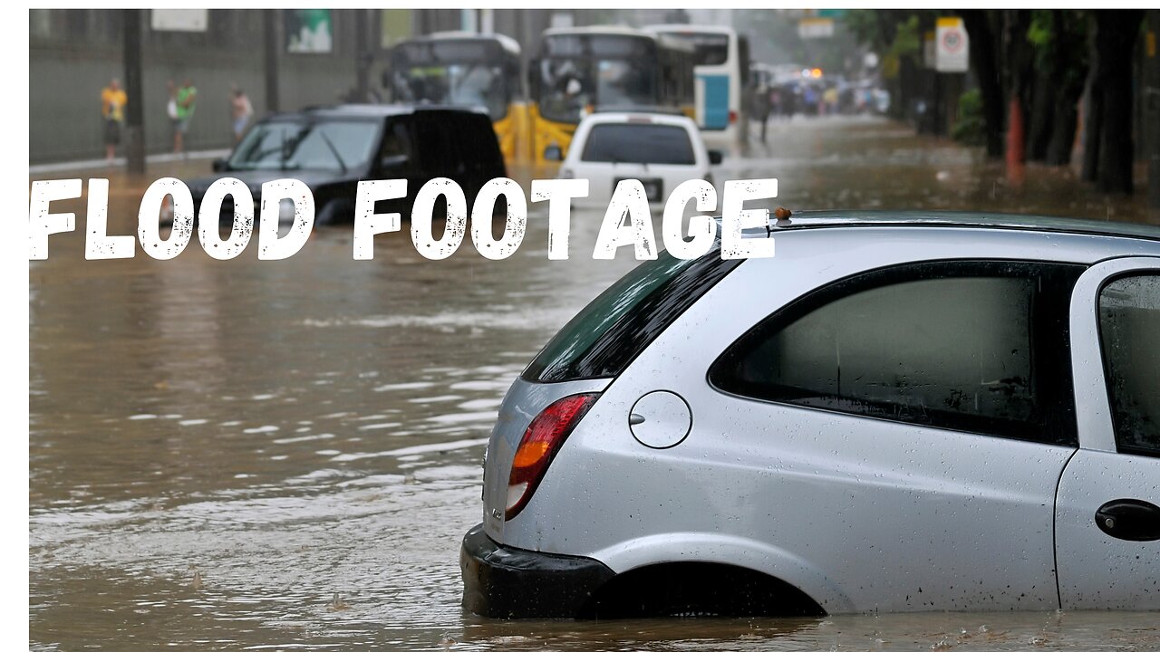 Flood Footage Driver Hardly Escaped