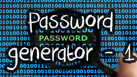 Password Generator Project [Part 1]