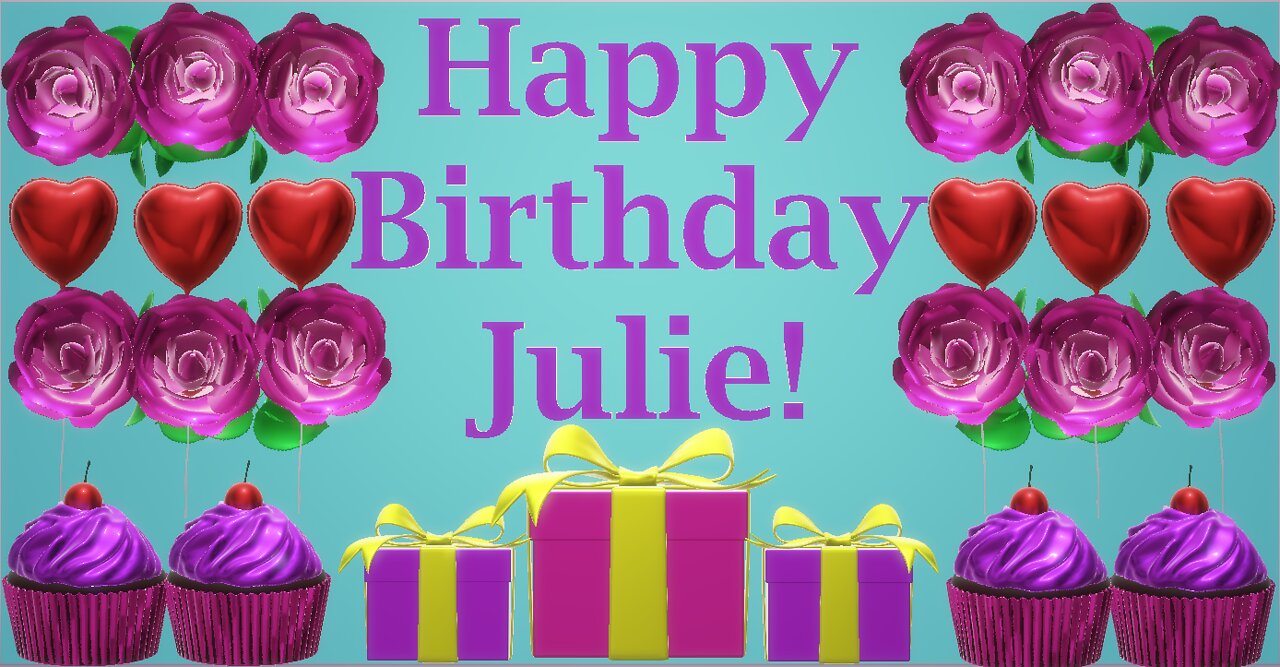 Happy Birthday 3D - Happy Birthday Julie - Happy Birthday To You - Happy Birthday Song