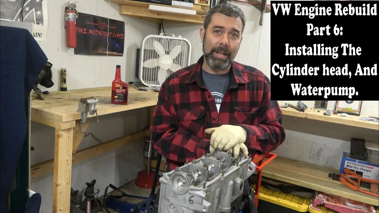 Engine Rebuilding 101 Part 6: Install The Cylinder Head and Water Pump.