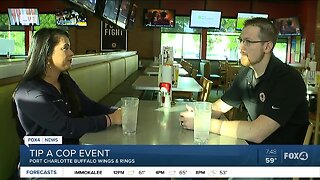 Tip a Cop event at Buffalo Wings & Rings in Port Charlotte