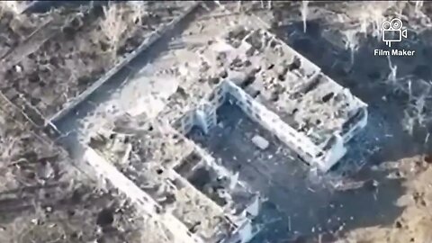 The areal footage of Ivangard settlement near Bakhmut Artemovsk