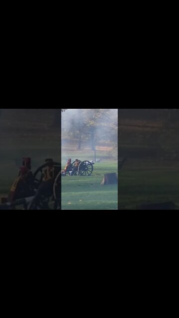 Cannon firering south African state visit #greenpark