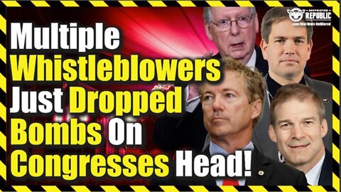 Multiple Whistleblowers Just Dropped a Bombshell On Congresses Head! What They Divulge Is Chilling!