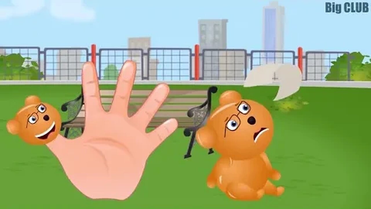 Mega Gummy Bear Boomerang Play! Finger Family Song and Nursery Rhymes For Children