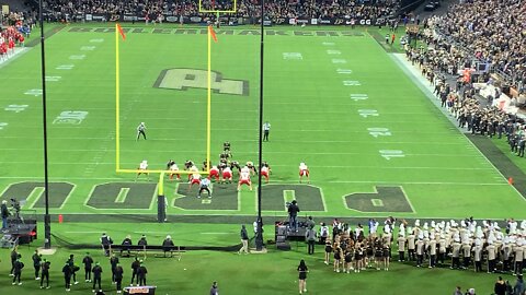 Devin Mockobee Rushing Touchdown, Nebraska v Purdue, October 15, 2022, West Lafayette, Indiana