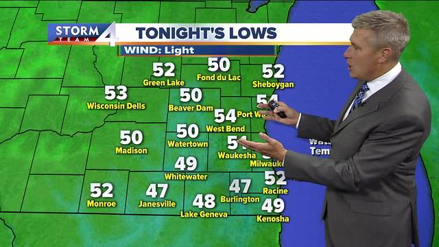 Sunny Tuesday, highs in mid-70s