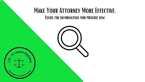 Focus and Make Your Time With Your Lawyer More Productive