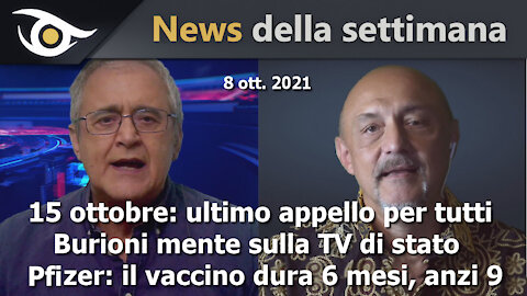 News della settimana (8 ott 2021)