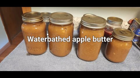 Waterbathed apple butter #happyharvest @Citygirl Homestead @OurUrbanHomestead #applebutter #apples