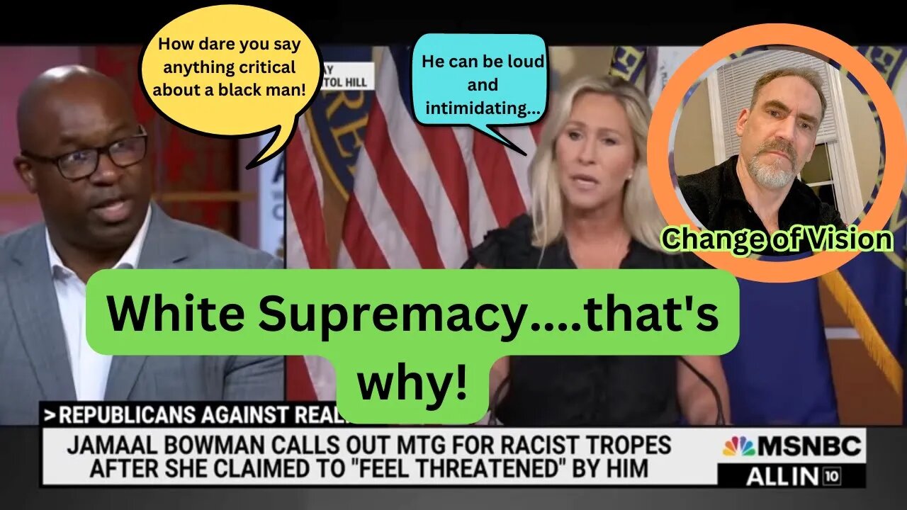 You're a "white supremacist" if you criticize Rep. Jamaal Bowman.....