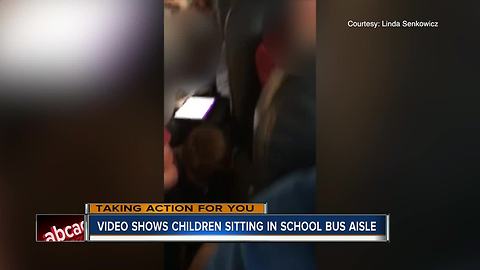 Westchase parents concerned over kids sitting on school bus floor