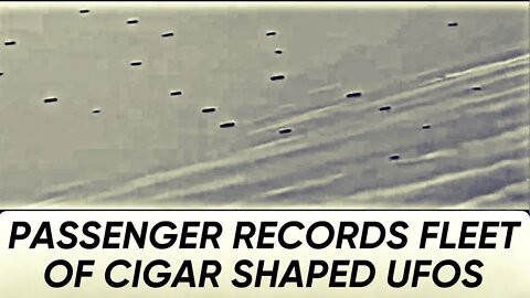 Passenger Records Fleet of Cigar Shaped UFOs
