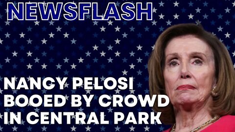 WATCH: Nancy Pelosi Booed By Crowd in Central Park!