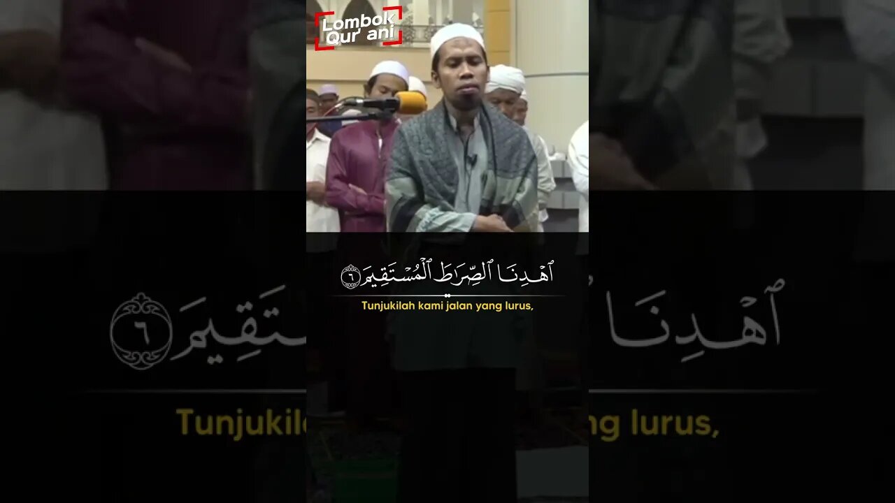 Imam Suara Merdu Surah Al Fatihah | Ustadz H. Ahmad Munawir #shorts
