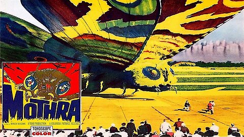 MOTHRA 1961 Japanese Version - Giant Moth Kaiju Descends upon Japan FULL MOVIE HD & W/S