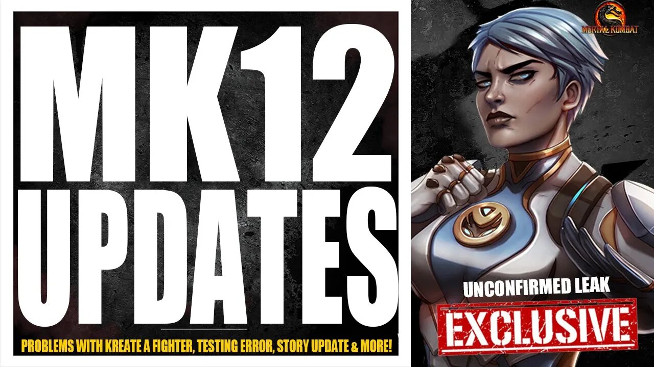 Mortal Kombat 12: NRS WANTS MULTIVERSE, STORY MODE UPDATE,BETA TESTING,KREATE A FIGHTER IN JEOPARDY!